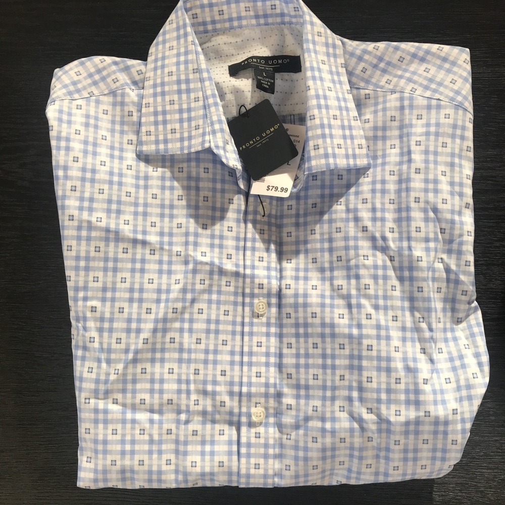NWT Pronto Uomo Men’s Long sleeved Shirt - L